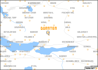 map of Dürnten