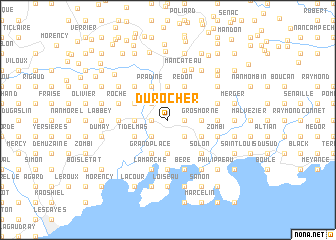 map of Durocher