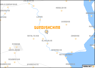 map of Durovshchina