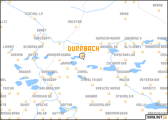 map of Dürrbach