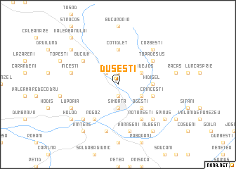 map of Duşeşti