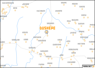 map of Dushepe