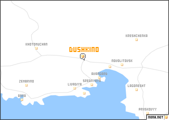 map of Dushkino