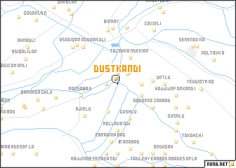 map of Dūst Kandī