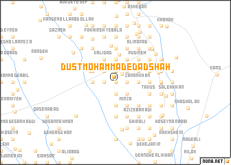 map of Dūst Moḩammad-e Dād Shāh