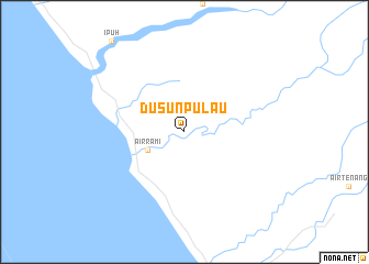 map of Dusunpulau