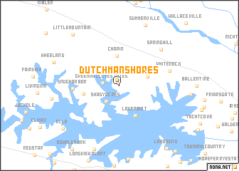 map of Dutchman Shores