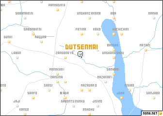 map of Dutsen Mai