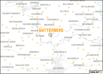 map of Duttenberg
