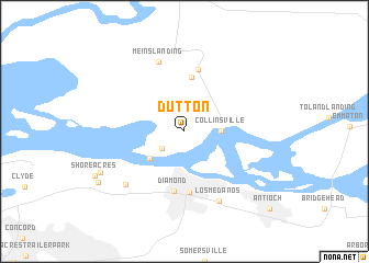 map of Dutton