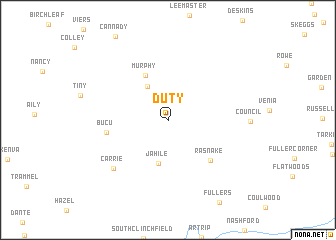 map of Duty