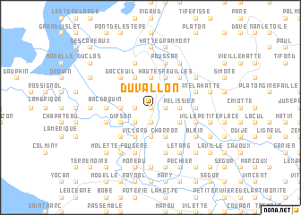 map of Duvallon