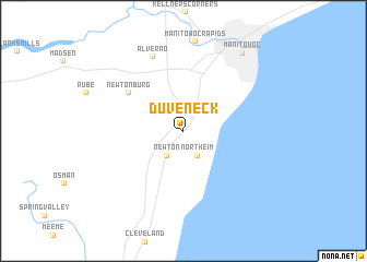 map of Duveneck