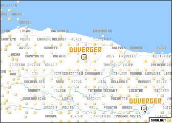 map of Duverger