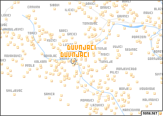 map of Duvnjaci