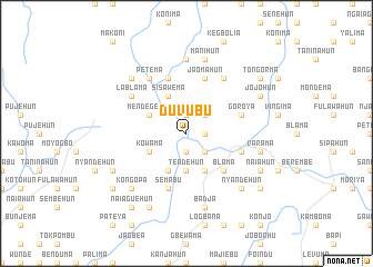 map of Duvubu