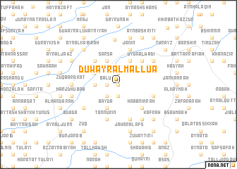 map of Duwayr al Mallū‘ā