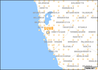 map of Duwa