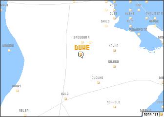 map of Duwe