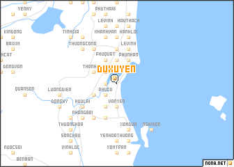 map of Du Xuyên