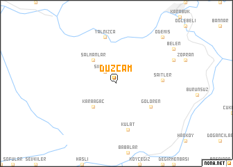 map of Düzçam