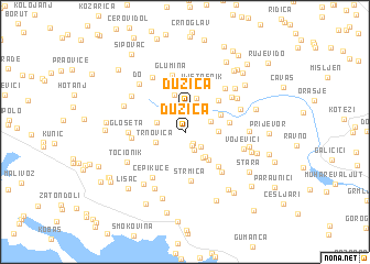 map of Ðužica