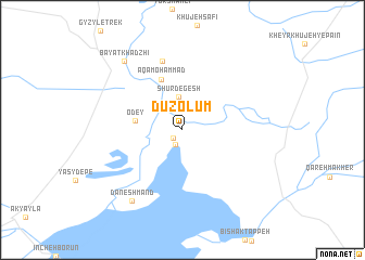 map of Dūz Olūm