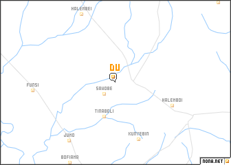 map of Du
