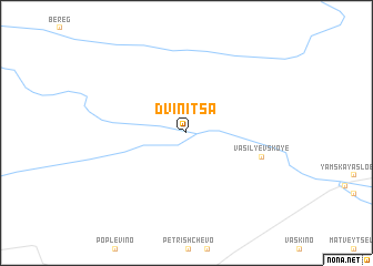 map of Dvinitsa