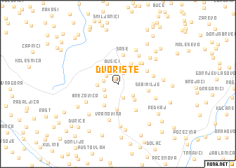 map of Dvorište