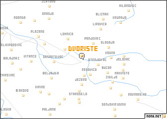 map of Dvorište