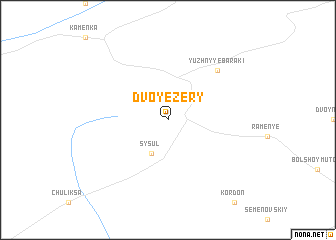 map of Dvoyezëry