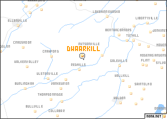 map of Dwaarkill