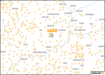 map of Dwao