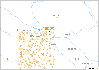 map of Dwārsu