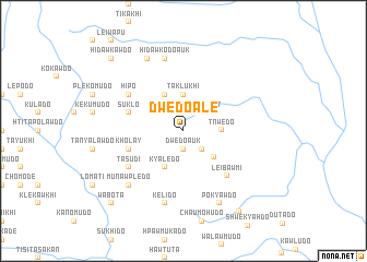 map of Dwedo Ale