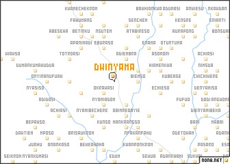 map of Dwinyama