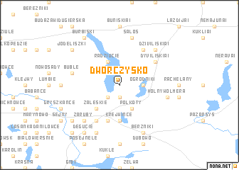 map of Dworczysko