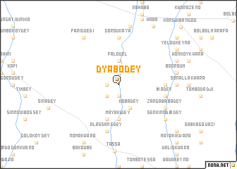 map of Dyabo Dey