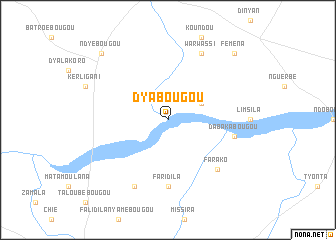 map of Dyabougou