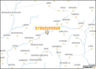 map of Dyadoukroum