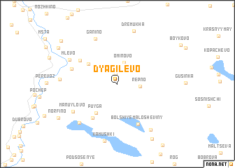 map of Dyagilevo