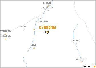 map of Dyamondi