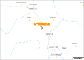 map of Dyamonso