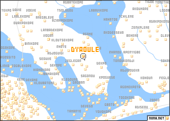 map of Dyaoulé