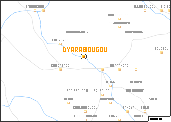 map of Dyarabougou