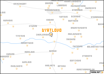 map of Dyatlovo