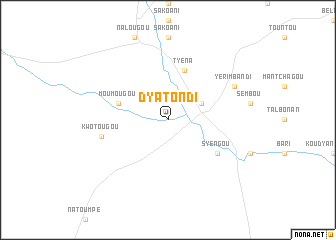 map of Dyatondi