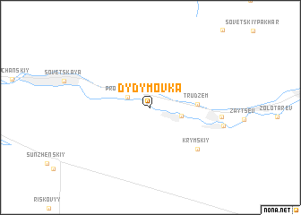 map of Dydymovka