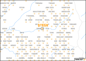 map of Dyegh